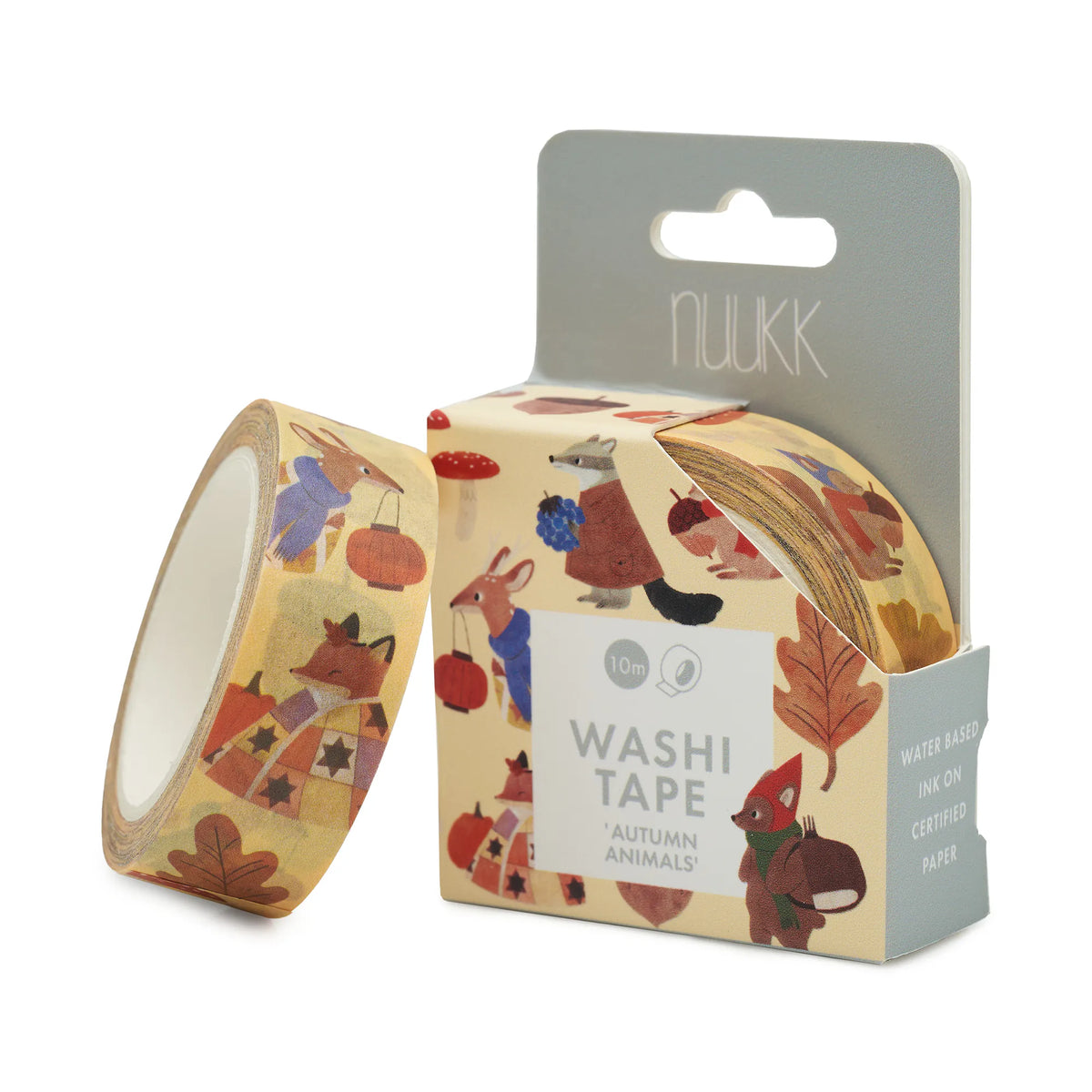 Washi Tape 'Waldbewohner' Nuukk / Melinda Berti
