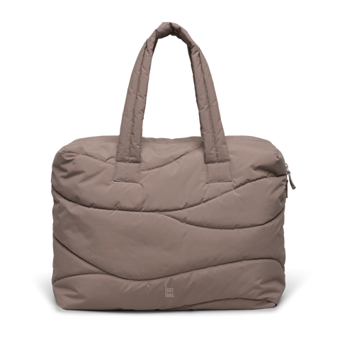 Wavy Puffer Everyday Bag 'Oyster' – Monochrome Edition GOT BAG