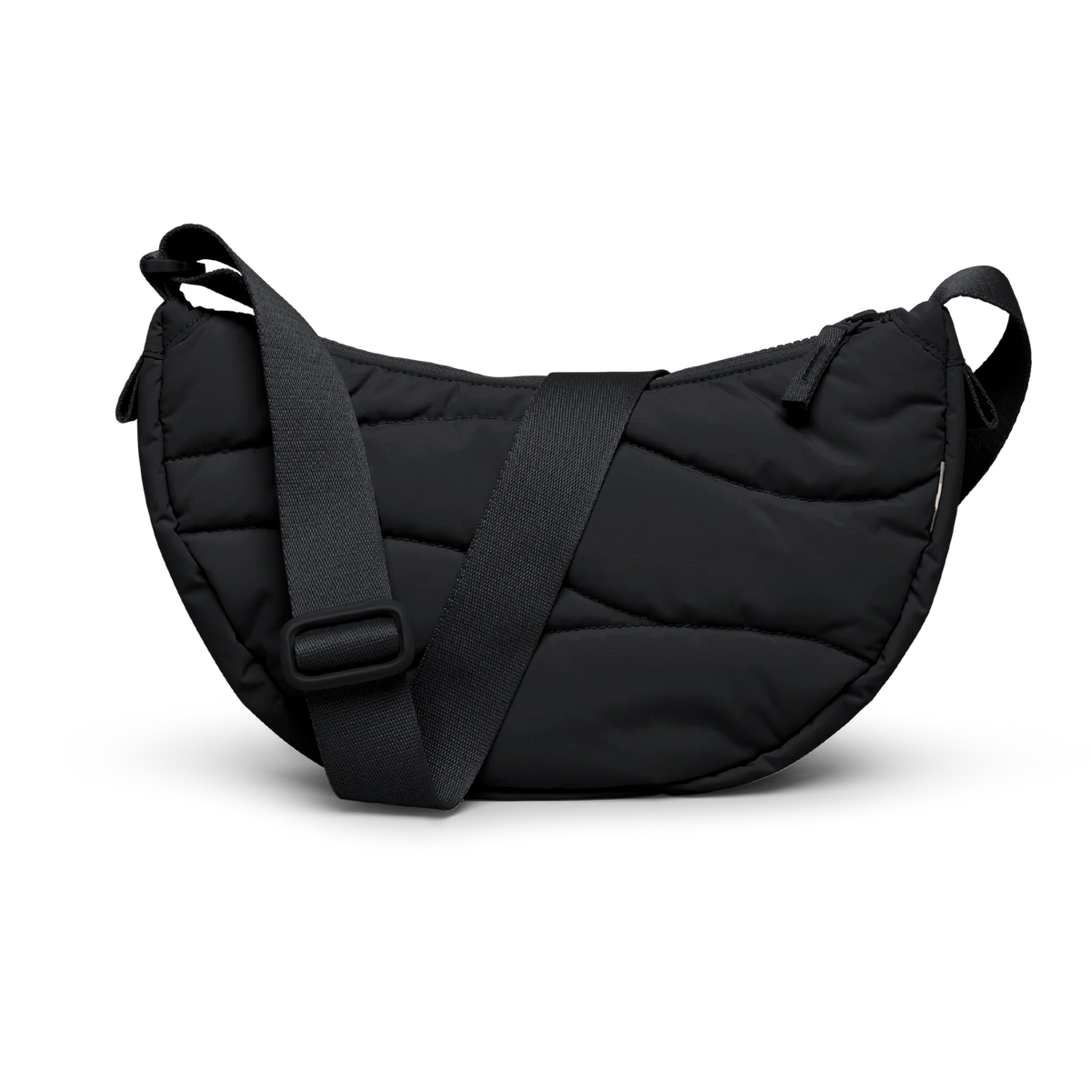 Wavy Puffer Moon Bag 'Black' – Monochrome Edition GOT BAG