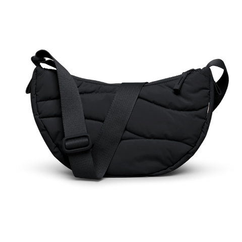 Wavy Puffer Moon Bag 'Black' – Monochrome Edition GOT BAG
