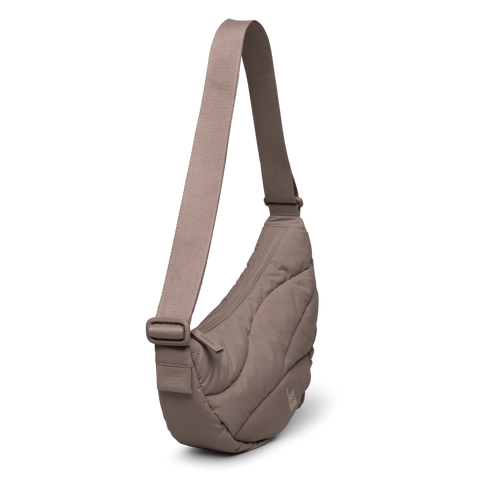 Wavy Puffer Moon Bag 'Oyster' – Monochrome Edition GOT BAG