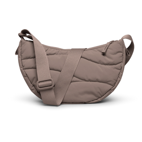 Wavy Puffer Moon Bag 'Oyster' – Monochrome Edition GOT BAG
