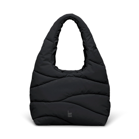 Wavy Puffer Shoulder Bag 'Black' – Monochrome Edition GOT BAG