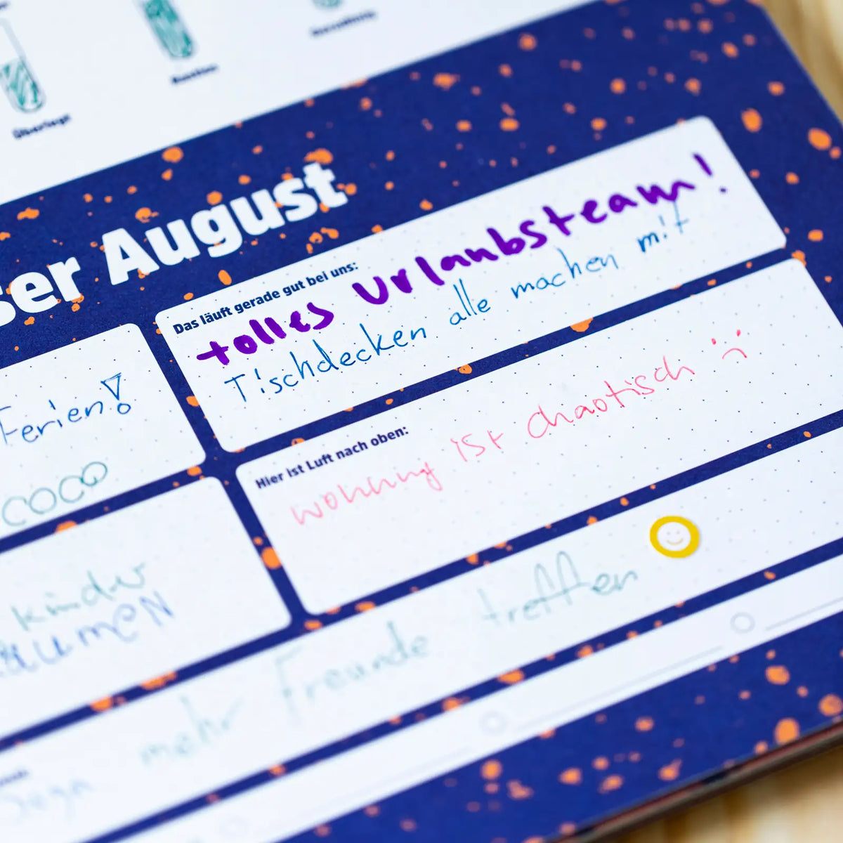 Familienkalender 'Halbwegs entspannt durch 2027 mit der Familie' Ein Guter Plan