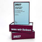 Notizkalender 'was wir lieben: in 365 Tagen' – 2027