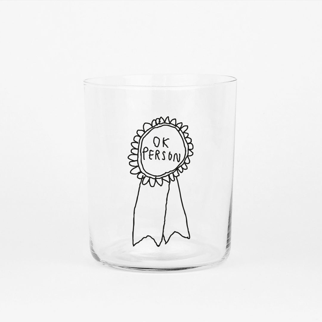 Glas 'OK Person' – 500ml Yahya Studio