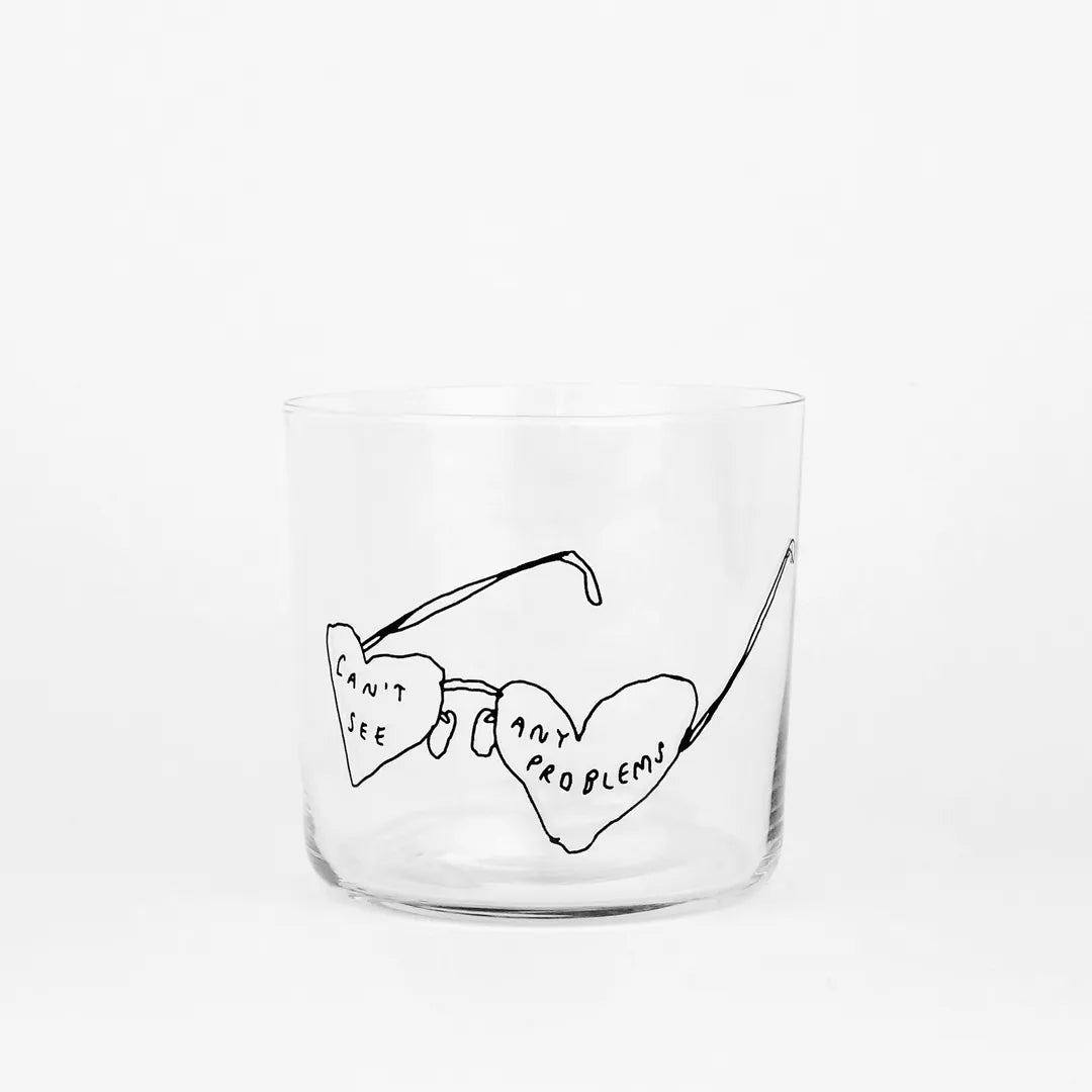 Glas 'Can't See Any Problems' – 350ml Yahya Studio