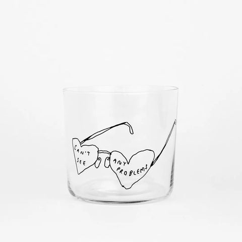 Glas 'Can't See Any Problems' – 350ml Yahya Studio