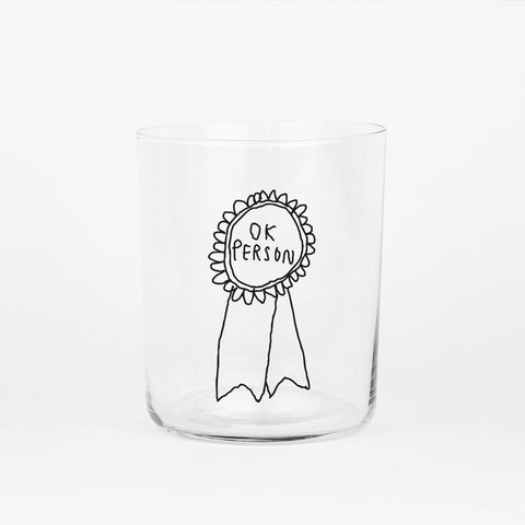 Glas 'OK Person' – 500ml Yahya Studio
