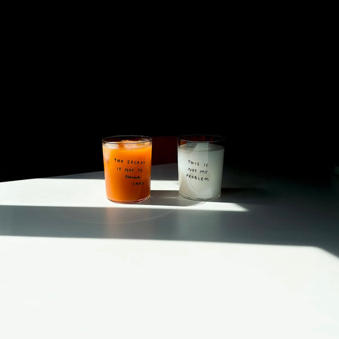 Glas 'This Is Not My Problem' – 500ml Yahya Studio