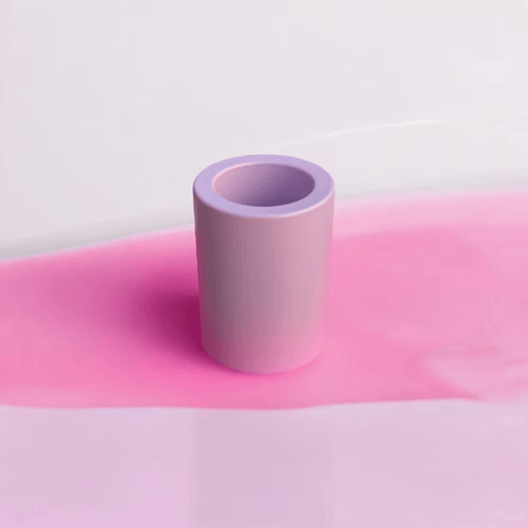 Kerzenständer 'Flipper Tube' – Lilac