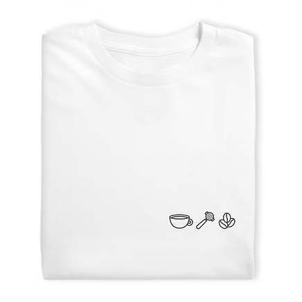 T-Shirt 'Espresso Siebträger Bohne' Charles