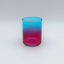 Glas 'Allure' – blau/pink Blankstill