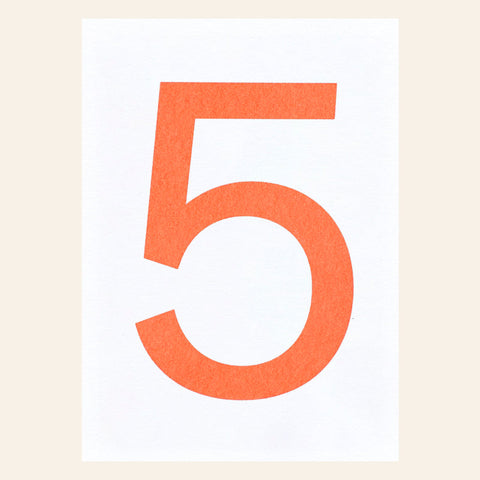 Postkarte 'Fünf' Herr und Frau Rio