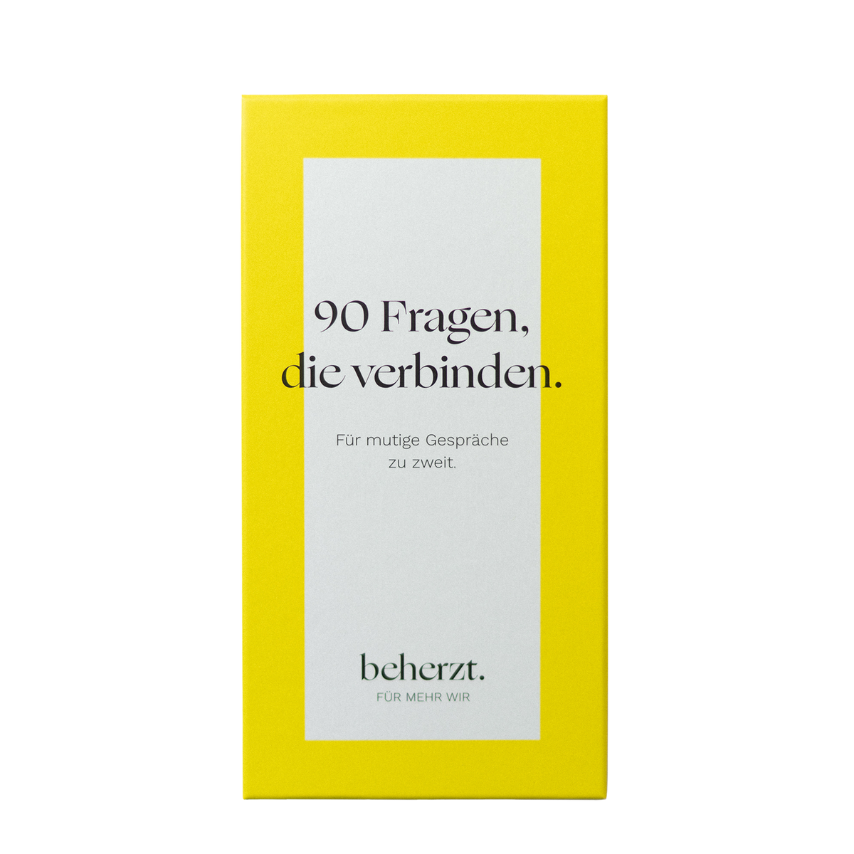 Gesprächskarten '90 Fragen, die verbinden' Beherzt
