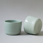 Cappuccino-Becher 'Lys' – Light Green indre Ceramics