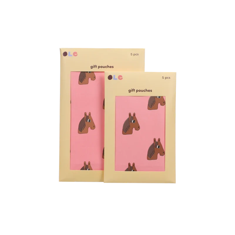 5er-Set Geschenktüten 'Pferde' Kado Design