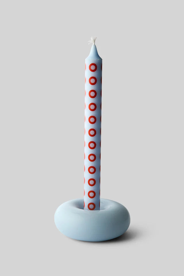 Kerzenständer 'Bob' – hellblau Studio About
