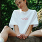 T-Shirt 'Wenig Haut viel Herz'