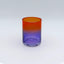 Glas 'Clover' – orange/blau Blankstill