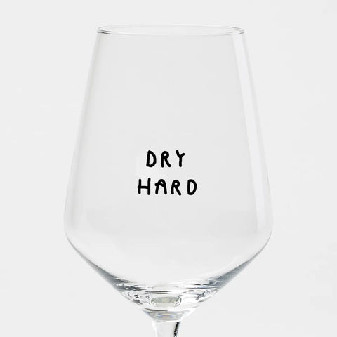 Weißweinglas 'Dry Hard' edition selekkt
