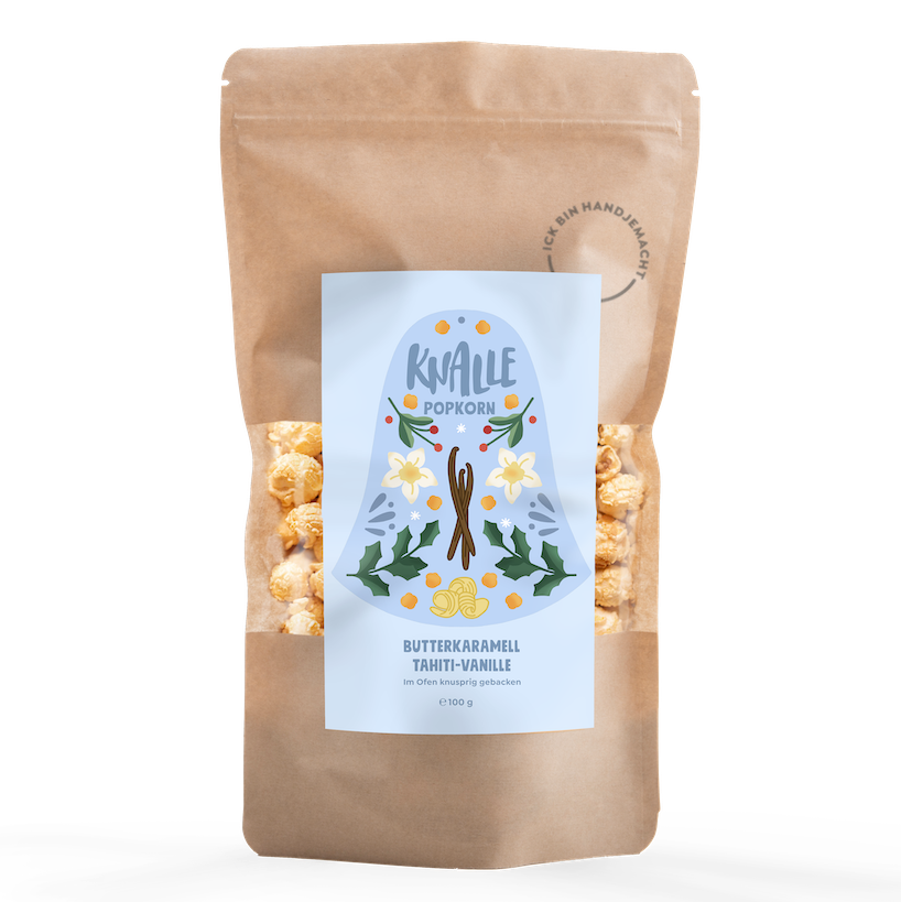 Popcorn 'Butterkaramell Tahiti-Vanille' Popkornditorei Knalle