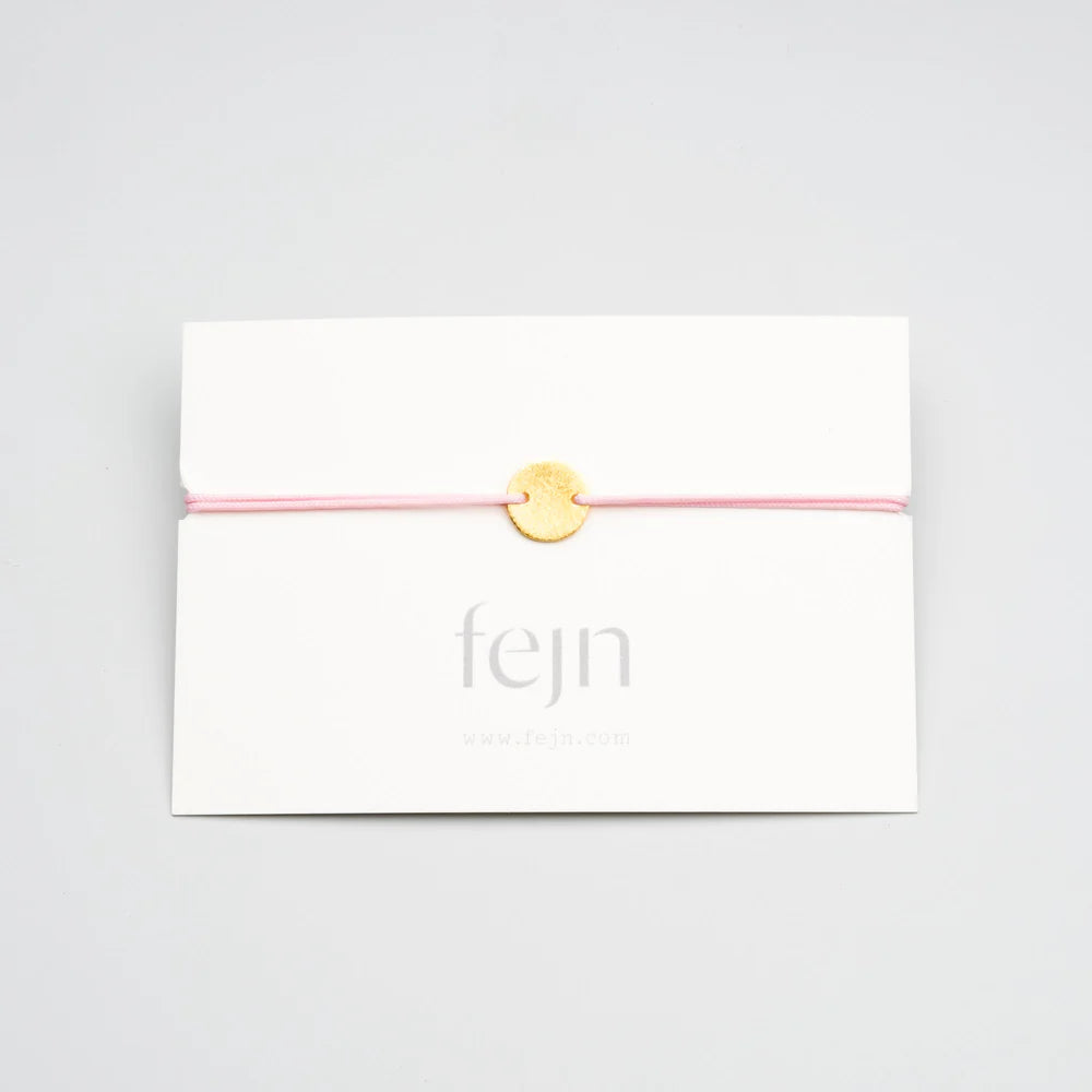 Armband 'Satin Disc' – Gold / rose fejn Jewelry