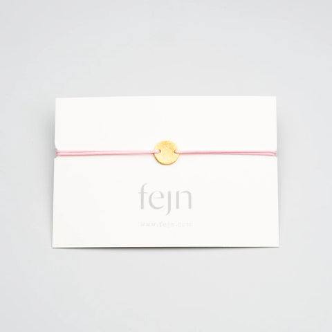 Armband 'Satin Disc' – Gold / rose fejn Jewelry