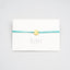 Armband 'Satin Disc' – Gold / turquoise fejn Jewelry