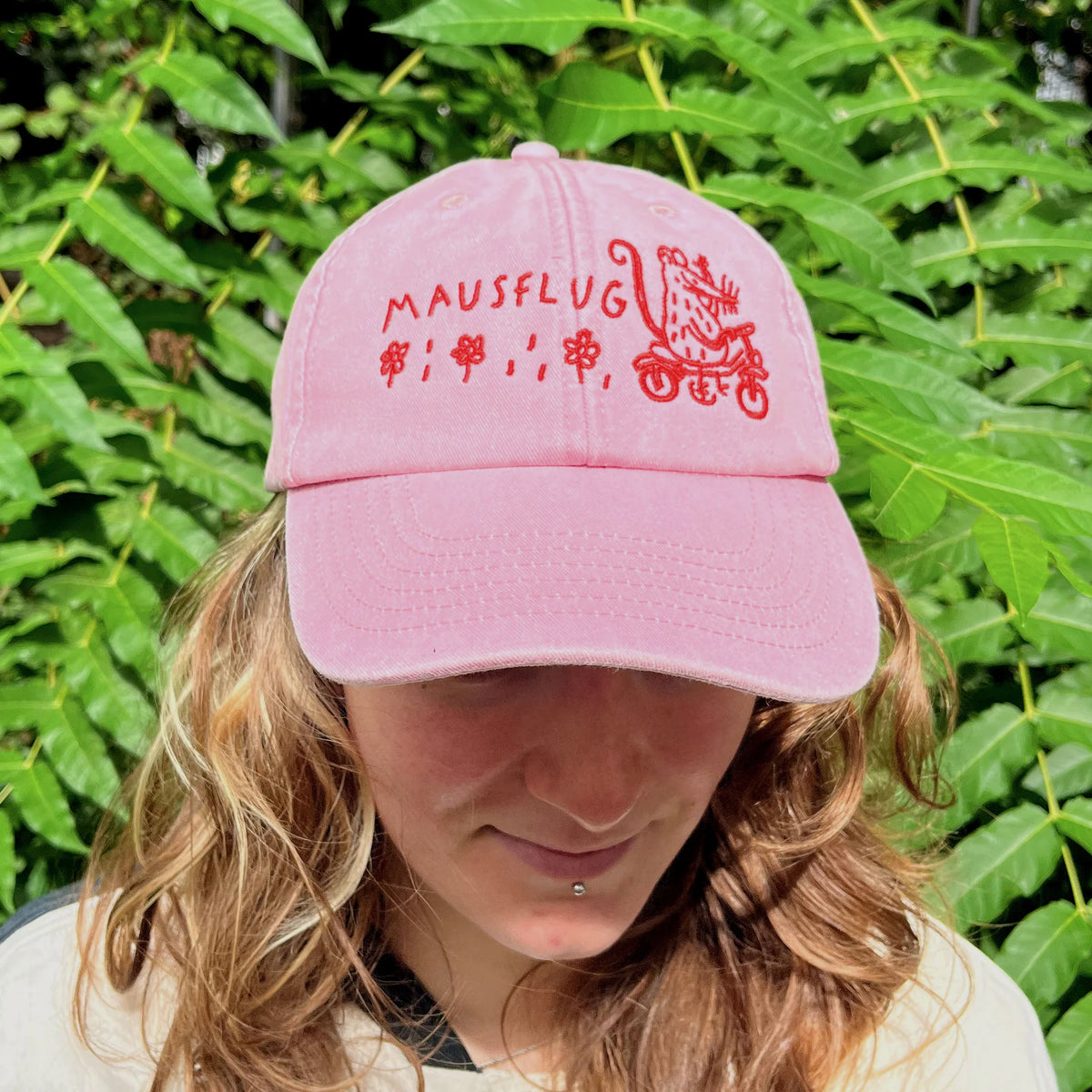 Cap 'Mausflug' – vintage dusky pink Giani