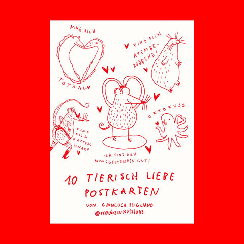 Postkarten-Set '10 tierisch liebe Postkarten' Giani