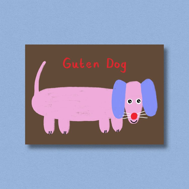 Postkarte 'Guten Dog' Jenne Graßmann