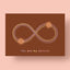 Postkarte 'You are my forever' – Unendlichkeitszeichen Notietzblock