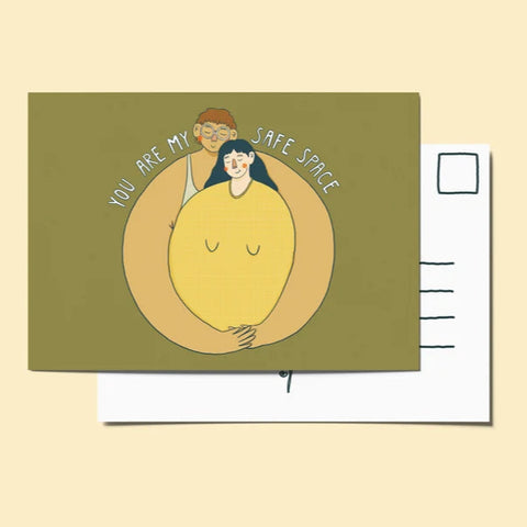 Postkarte 'You Are My Safespace'