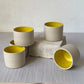 Becher 'Inu' – lemon sun Hallo Keramik