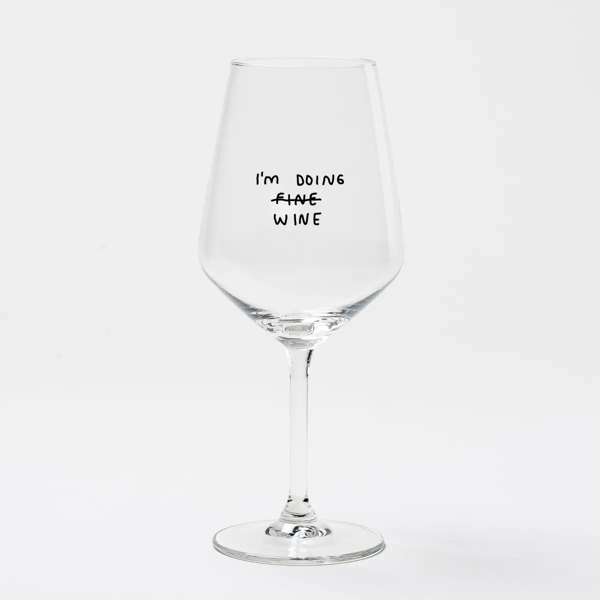 Weißweinglas 'I'm Doing Wine' edition selekkt