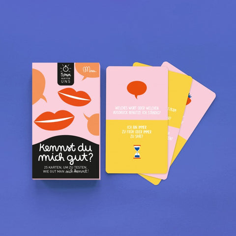 Spiel 'Kennst du mich gut?' MINUS