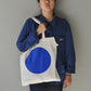 Jutebeutel 'blue dot' KOLOR