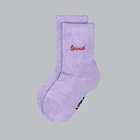 Kinder-Socken 'loved'