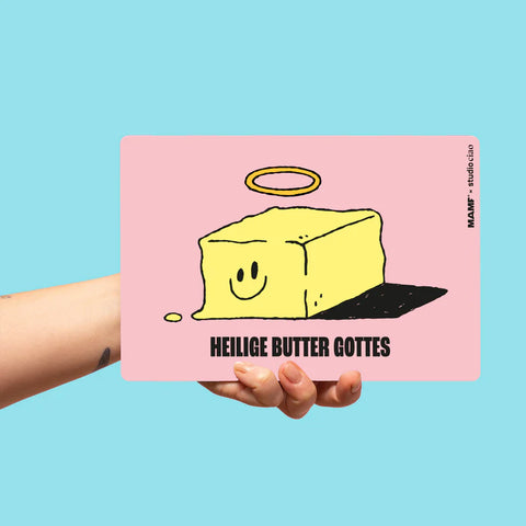 Frühstücksbrettchen 'Heilige Butter Gottes'