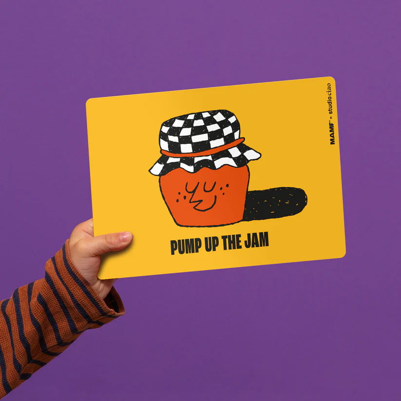 Frühstücksbrettchen 'Pump Up The Jam' MAMF