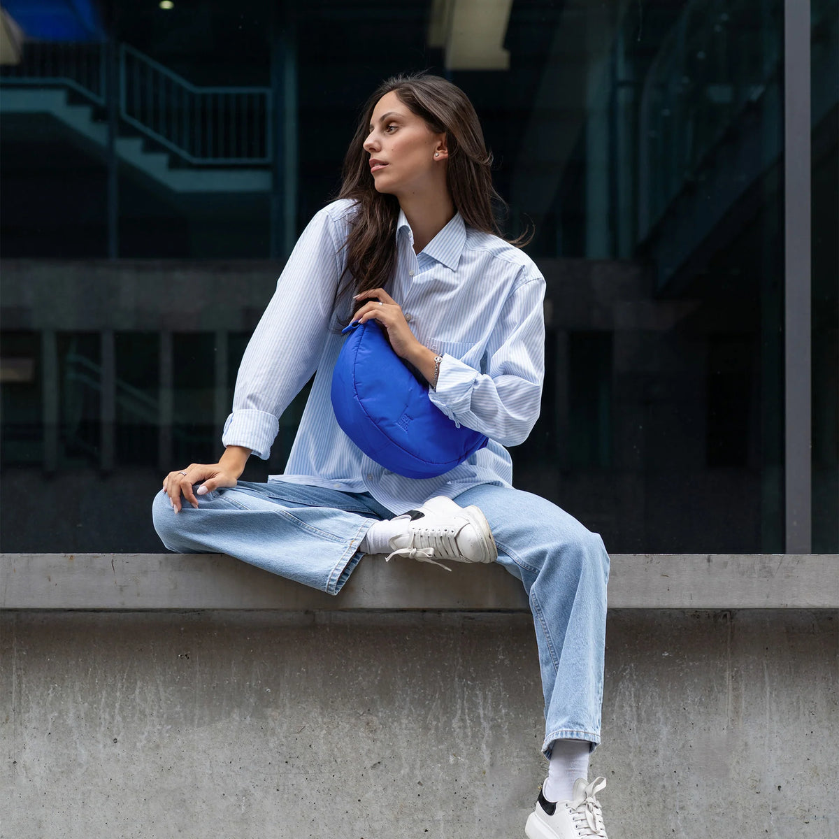 Cloud Moon Bag Small 'Cobalt' – Monochrome Edition GOT BAG