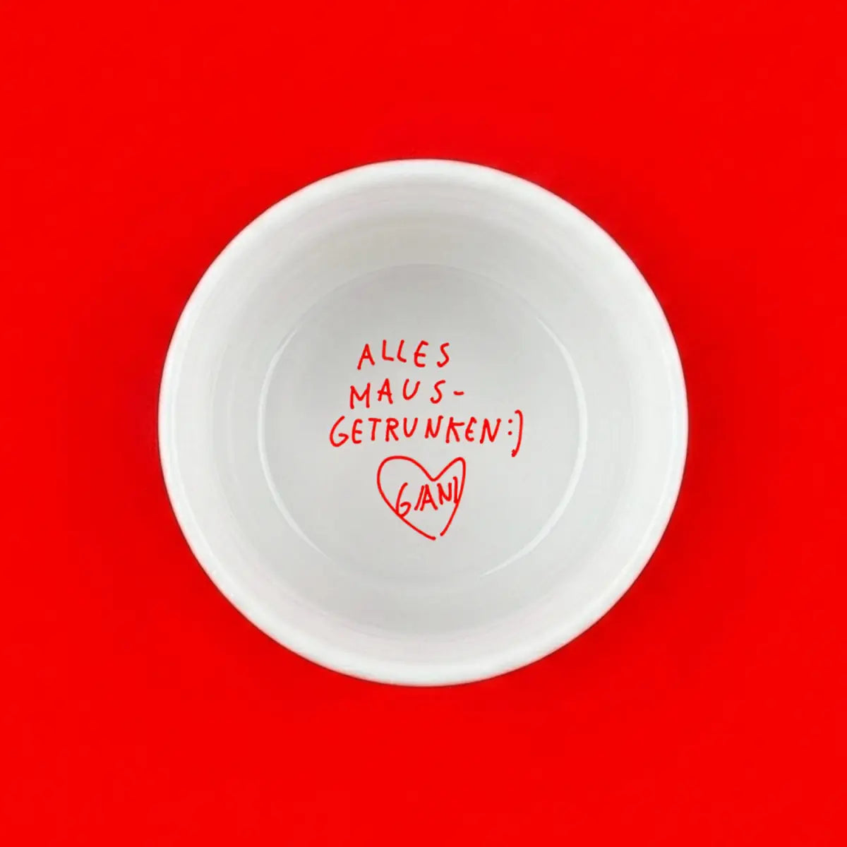 Porzellanbecher 'Mauszeit' Giani