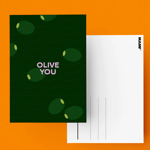 Postkarte 'Olive You' MAMF