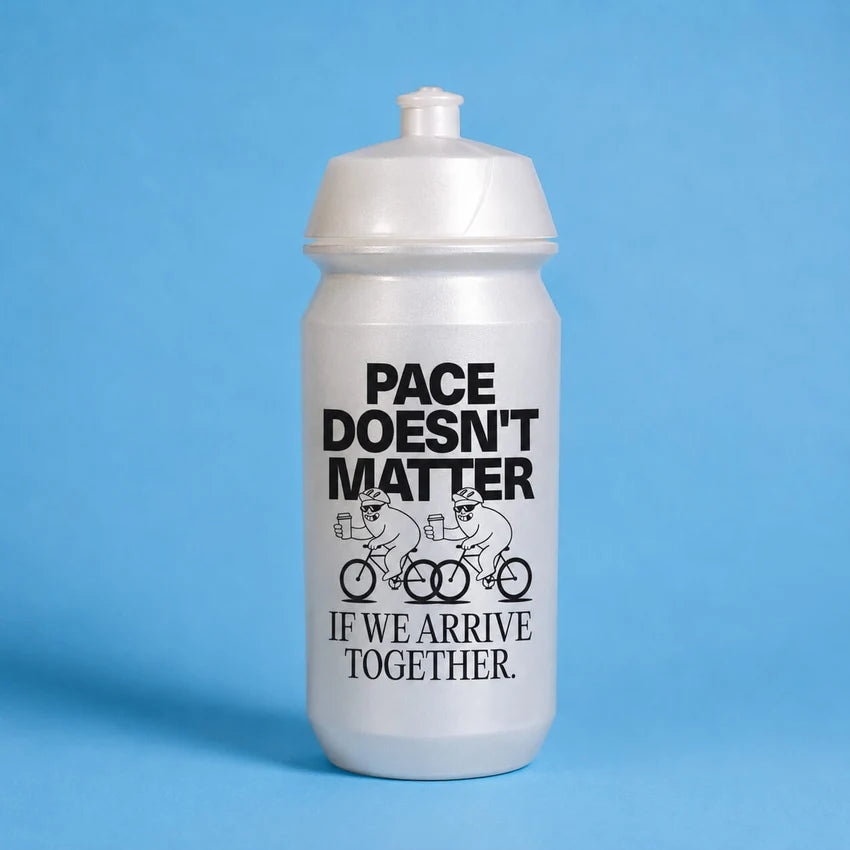 Trinkflasche 'Pace doesn't matter if we arrive together' Viel Spass Studio