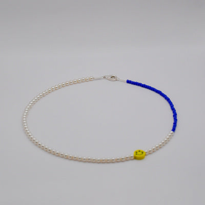 Smiley-Kette 'Tummy' – cobalt PinaPina