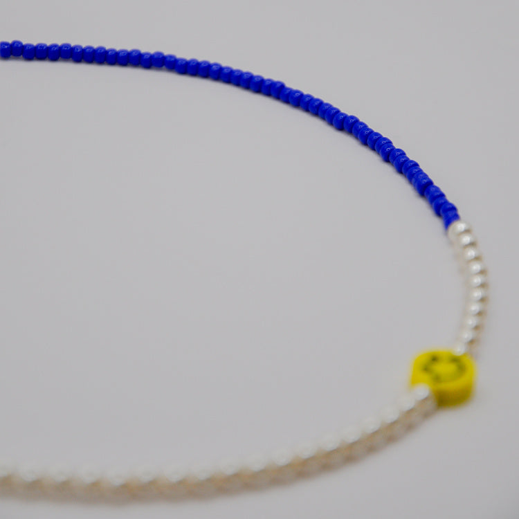 Smiley-Kette 'Tummy' – cobalt PinaPina