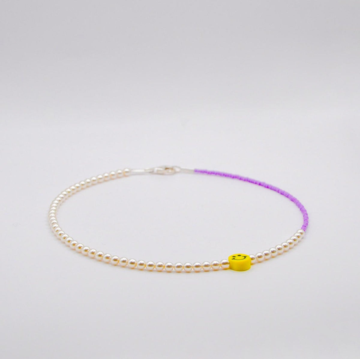 Smiley-Kette 'Digging' – violett PinaPina