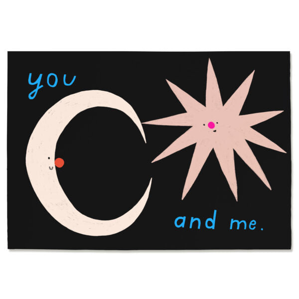 Postkarte 'You and me'