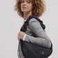 Moon Bag Ruffle 'Leaf Sheep' – Monochrome Edition